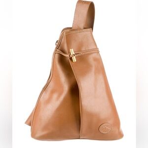 Longchamp Leather Backpack